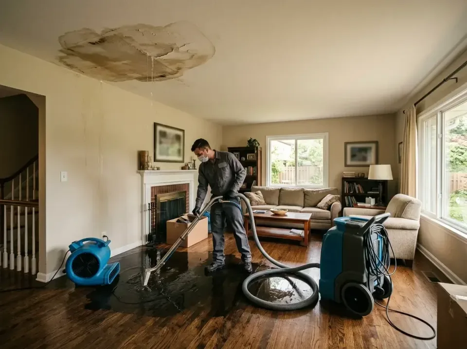 attic-pipe-burst-ceiling-drip-008 — frequently asked questions, Water Damage Restoration & Carpet Care in Vadnais Heights, MN